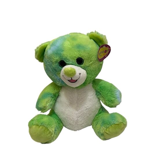 Redemption Plus Green Tie Dye Teddy Bear Plush 12" Stuffed Animal Toy - Picture 1 of 10
